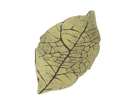 Green Leaf PIllow, Design, Mikabarr, Art Urbane