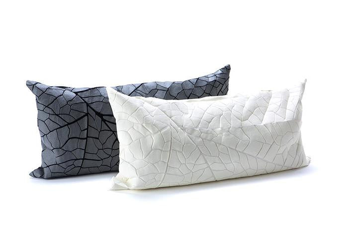 White Vein Throw Rectangle Pillow, Design, Mikabarr, Art Urbane