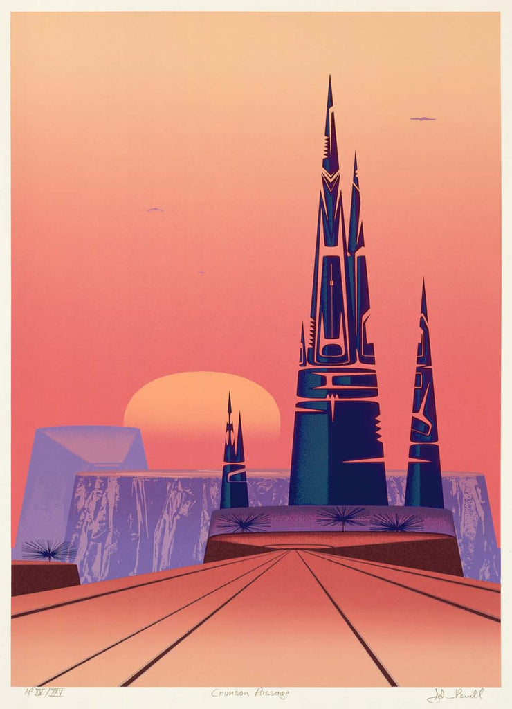 Crimson Passage, Fine Art, John Revill, Art Urbane