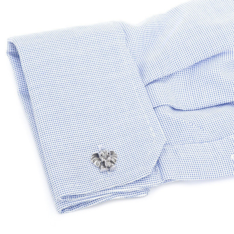 Handcrafted Italian Elephant Cufflinks, Fashion, Antora, Art Urbane