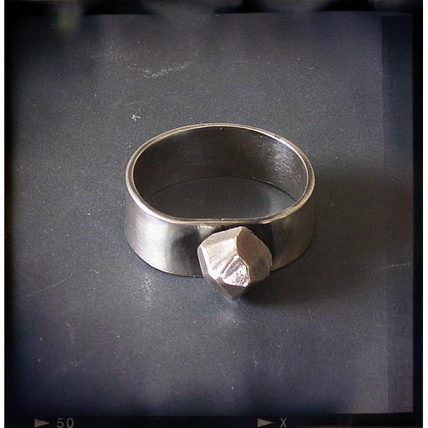 Krystallino Ring in Brass and Silver, Jewelry, Joanna Morgan Designs, Art Urbane
