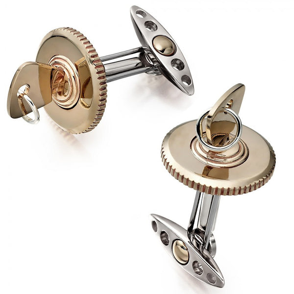 Real Ferrari Metal Accensione Ignition Cufflinks, Design, GTO London, Art Urbane