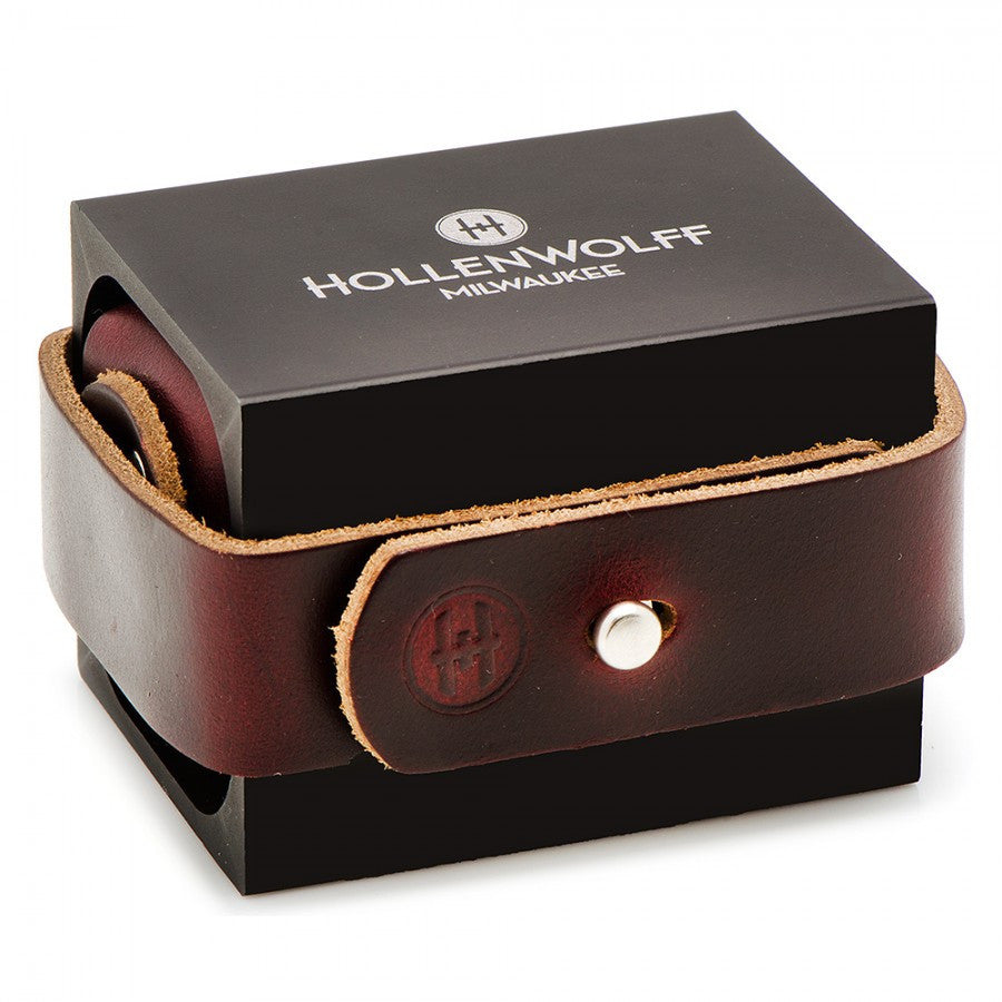 Round Matte Black and Scarab Cufflinks, Jewelry, HollenWolff, Art Urbane