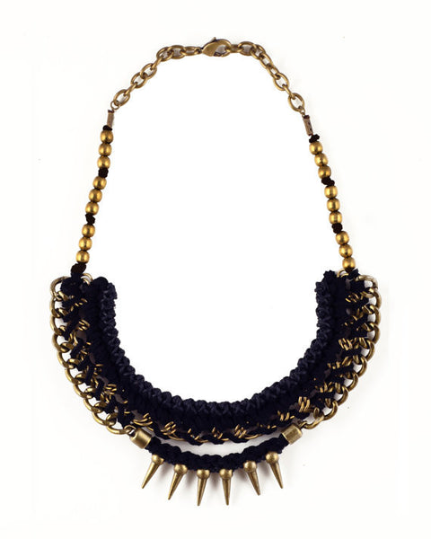Erie-Black Necklace, Jewelry, Andrea Bocchio, Art Urbane