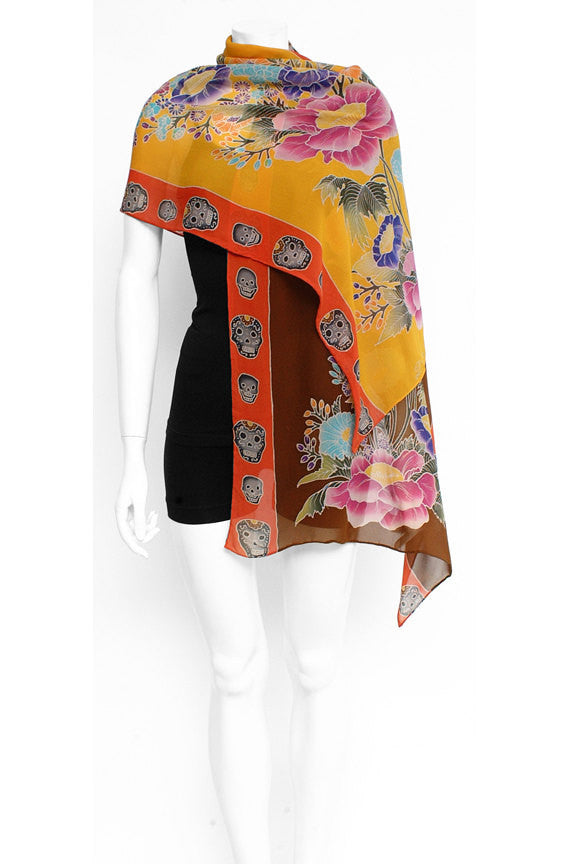 Hand Painted Silk Scarf XIII, Fashion, Dreamluxe, Art Urbane