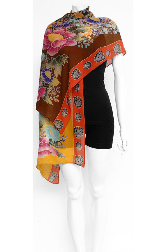 Hand Painted Silk Scarf XIII, Fashion, Dreamluxe, Art Urbane