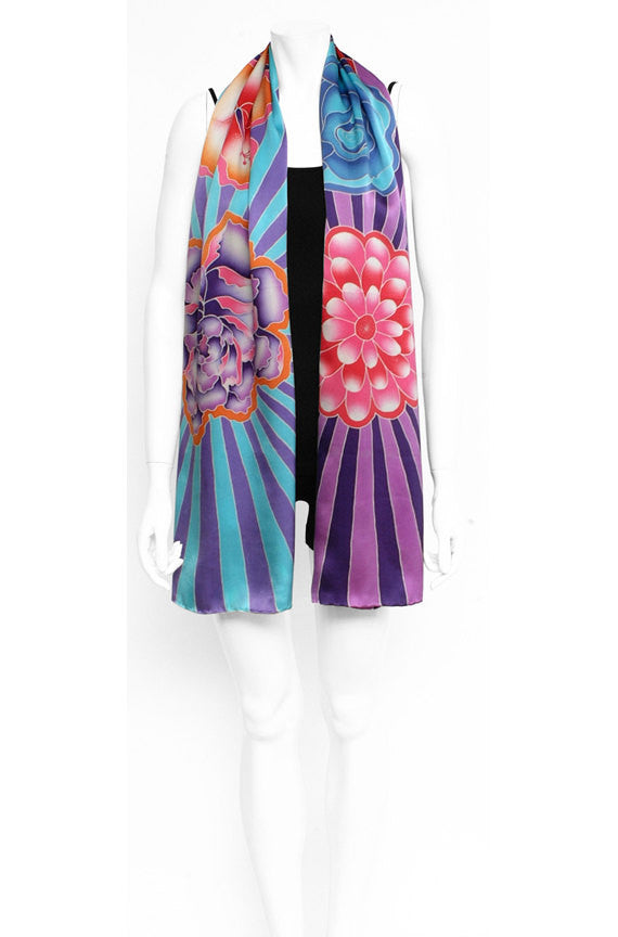 Hand Painted Silk Scarf IX, Fashion, Dreamluxe, Art Urbane