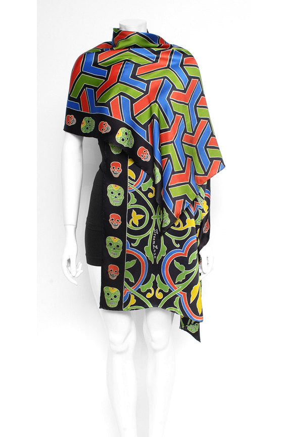 Hand Painted Silk Scarf I, Fashion, Dreamluxe, Art Urbane