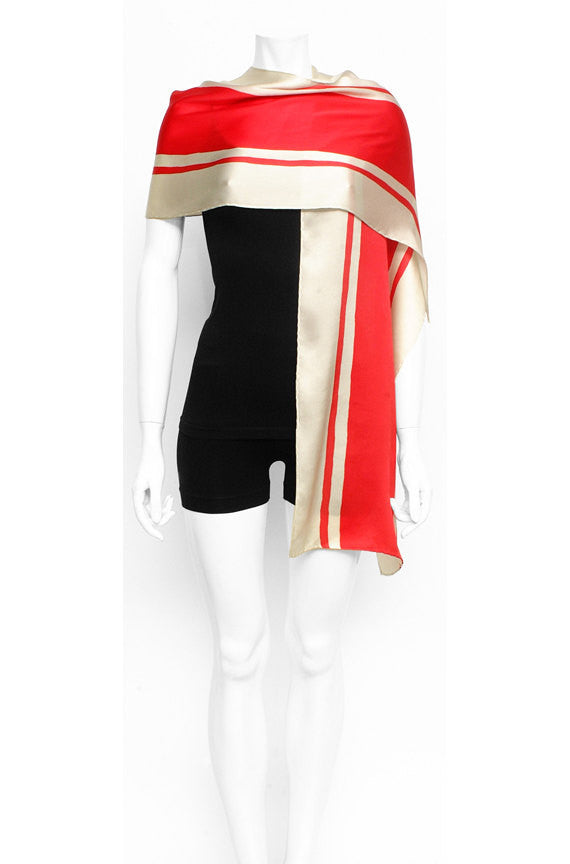 Hand Painted Silk Scarf IV, Fashion, Dreamluxe, Art Urbane