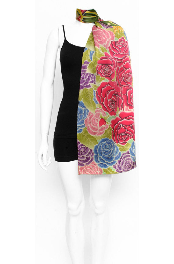 Hand Painted Silk Scarf XXXIII, Fashion, Dreamluxe, Art Urbane