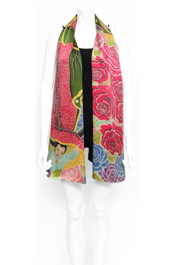 Hand Painted Silk Scarf XXXIII, Fashion, Dreamluxe, Art Urbane