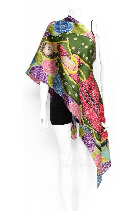 Hand Painted Silk Scarf XXXIII, Fashion, Dreamluxe, Art Urbane