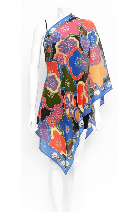 Hand Painted Silk Scarf II, Fashion, Dreamluxe, Art Urbane