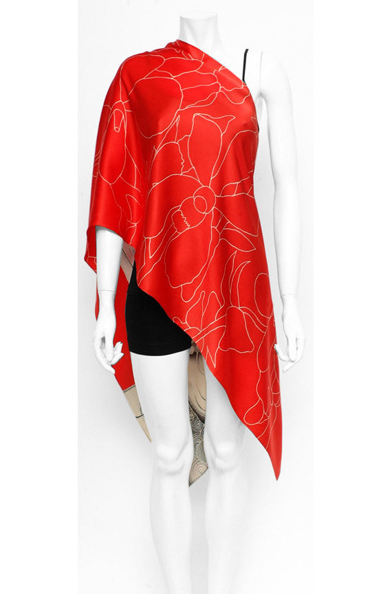 Hand Painted Silk Scarf V, Fashion, Dreamluxe, Art Urbane