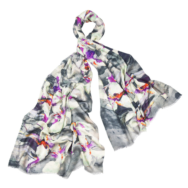 Iris Memory Scarf, Fashion, Mitandio, Art Urbane