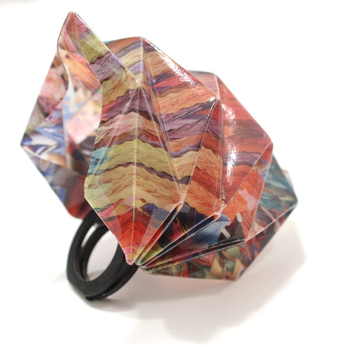 Fold Ring, desert, Jewelry, Lital Mendel, Art Urbane