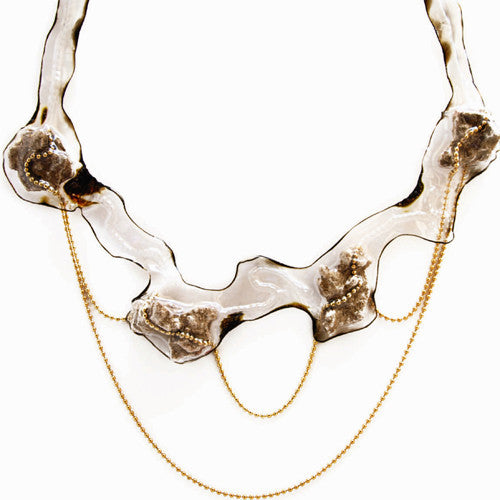 Stone Necklace, Jewelry, Lital Mendel, Art Urbane