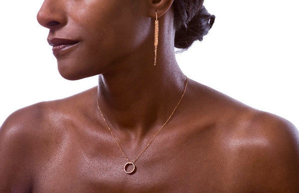 Cascade Earrings in Yellow Gold, Jewelry, Vanessa Gade, Art Urbane