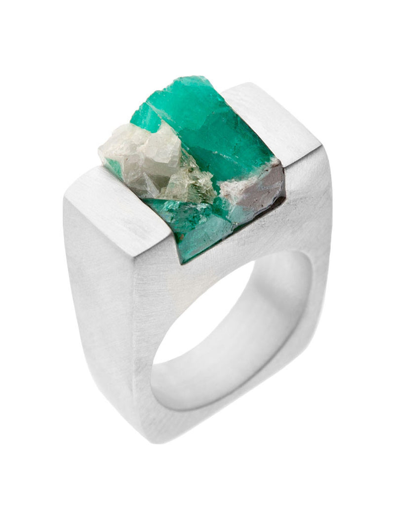 Silver Emerald, Jewelry, Pasionae, Art Urbane