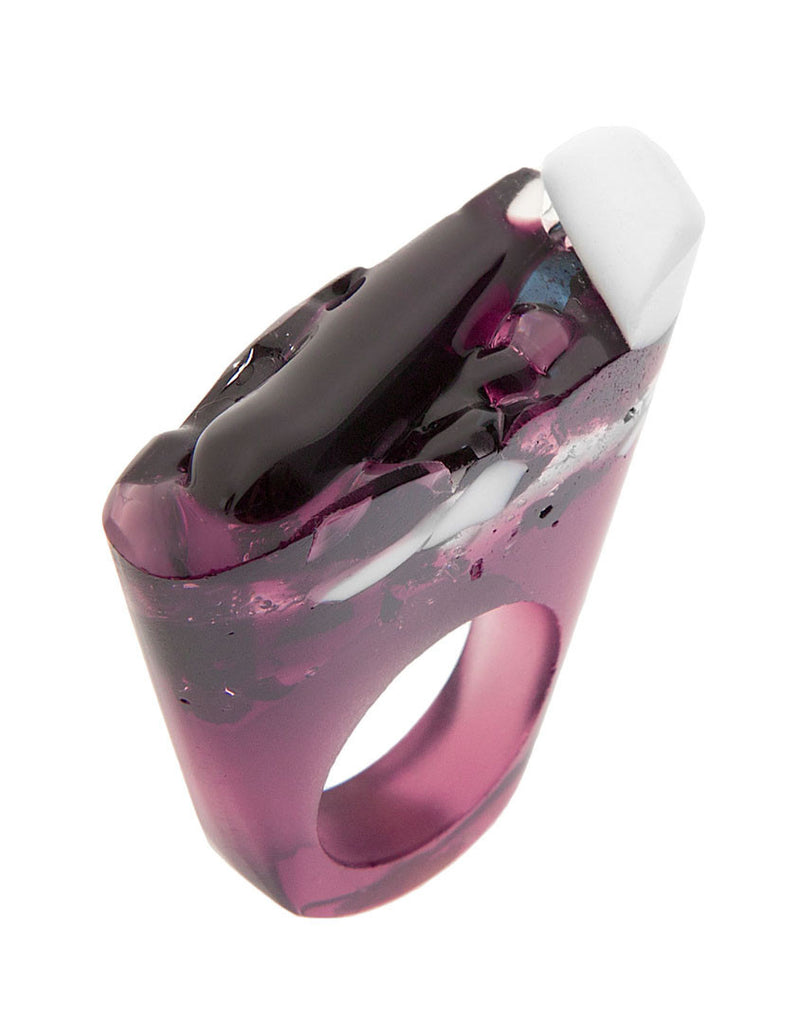 Murano Glass Ring, Jewelry, Pasionae, Art Urbane
