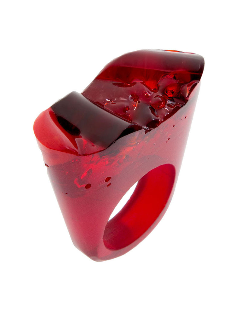 Murano Glass Ring, Lust, Jewelry, Pasionae, Art Urbane