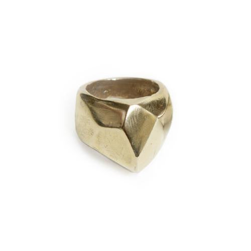 KRYSTALLOS RING - BRASS, Jewelry, Joanna Morgan Designs, Art Urbane