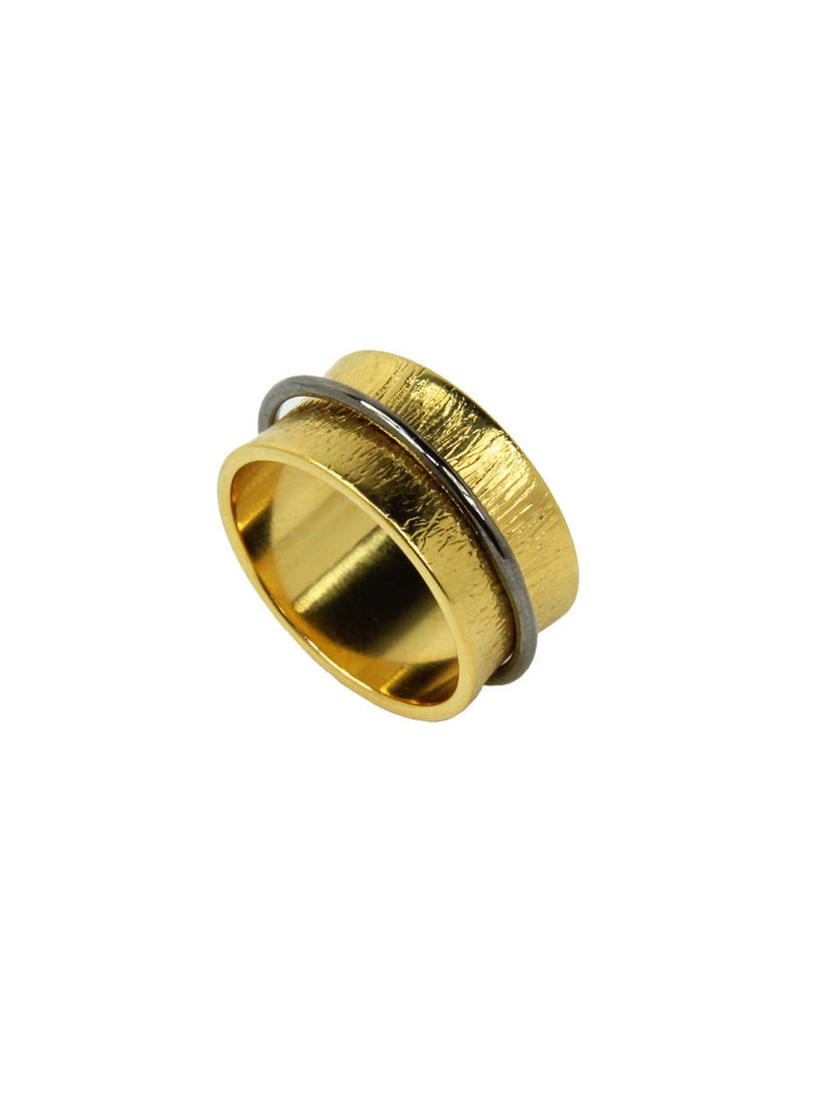 Concaved Ring With Band, Jewelry, Si.Si, Art Urbane