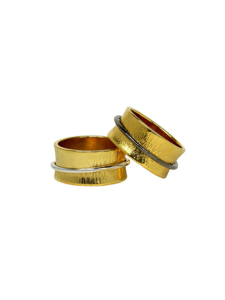 Concaved Ring With Band, Jewelry, Si.Si, Art Urbane