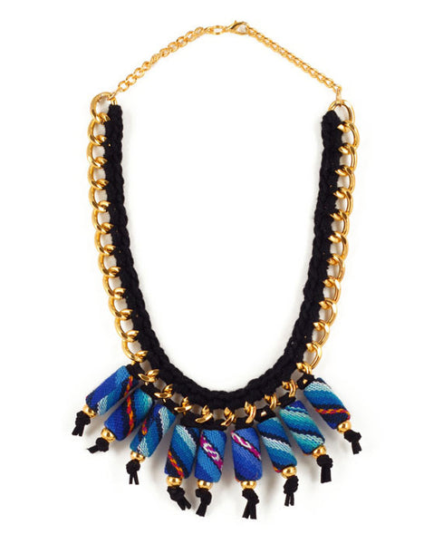 Titicaca Blue Necklace, Jewelry, Andrea Bocchio, Art Urbane