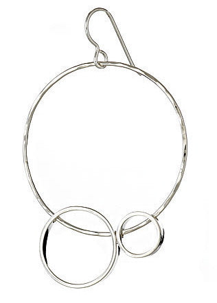 Miro Earrings in Sterling Silver, Jewelry, Vanessa Gade, Art Urbane